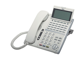 DTZ-24PA-2D(WH)TEL 24ボタンアナログ停電デジタル多機能電話機（WH）