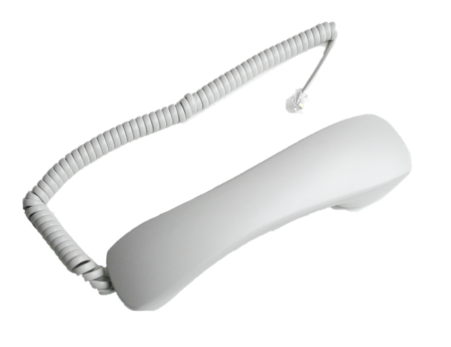 DT300 Series NEC電話機用 受話器ハンドセット（ホワイト）新品