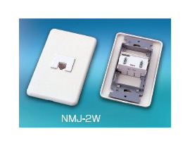 NMJ-2W 埋込型ﾓｼﾞｭﾗｰﾛｰｾﾞｯﾄ | 通信工事材料