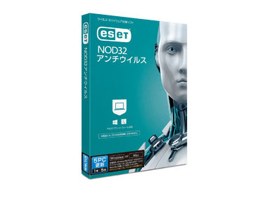 ESET NOD32A`ECX 5PC XVLmIT\[VY̎ʐ^